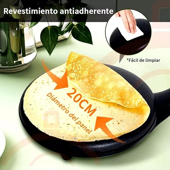 Máquina Eléctrica De Crepes Sokany