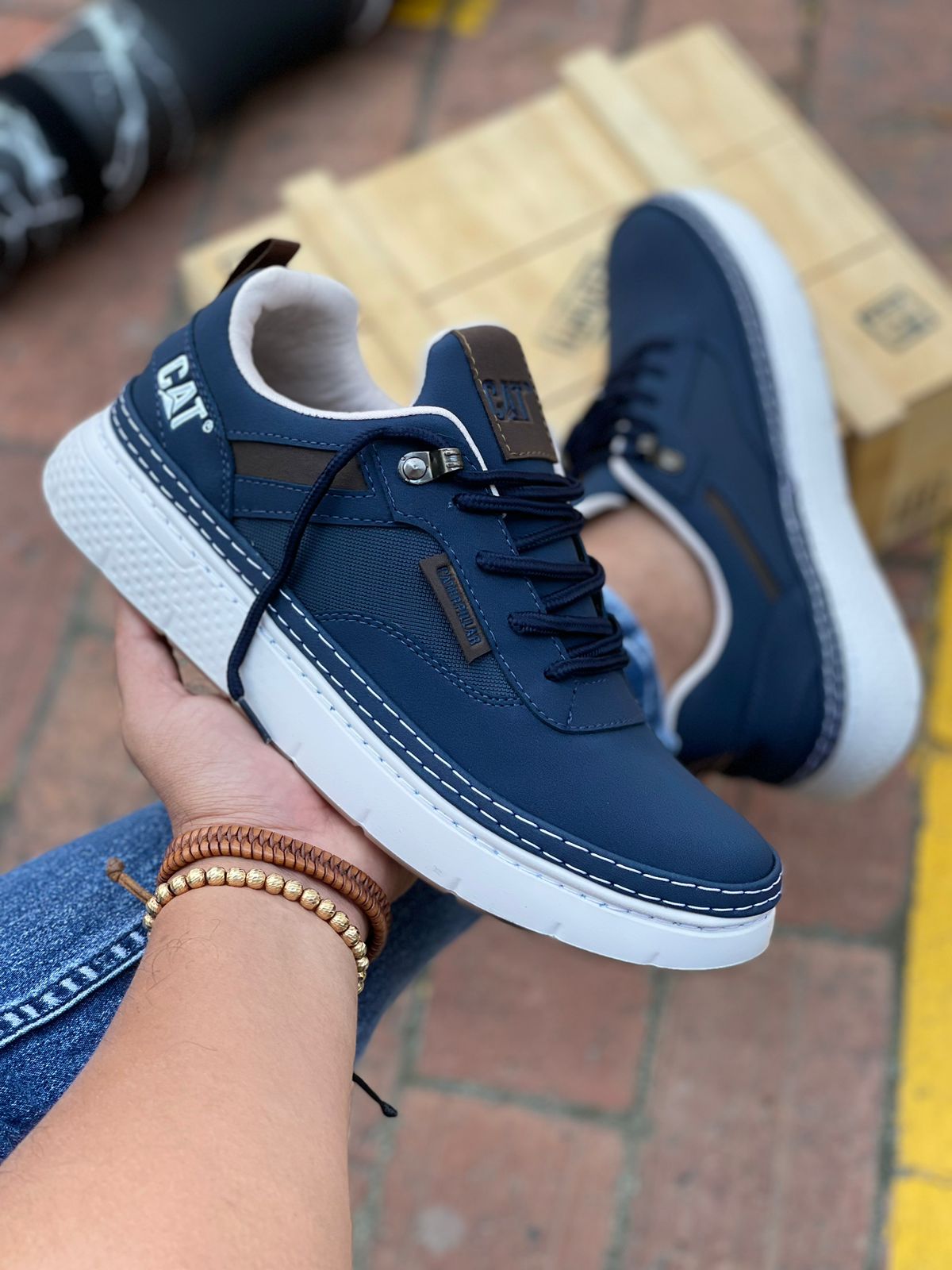 Tenis C010 3 Líneas Caballero