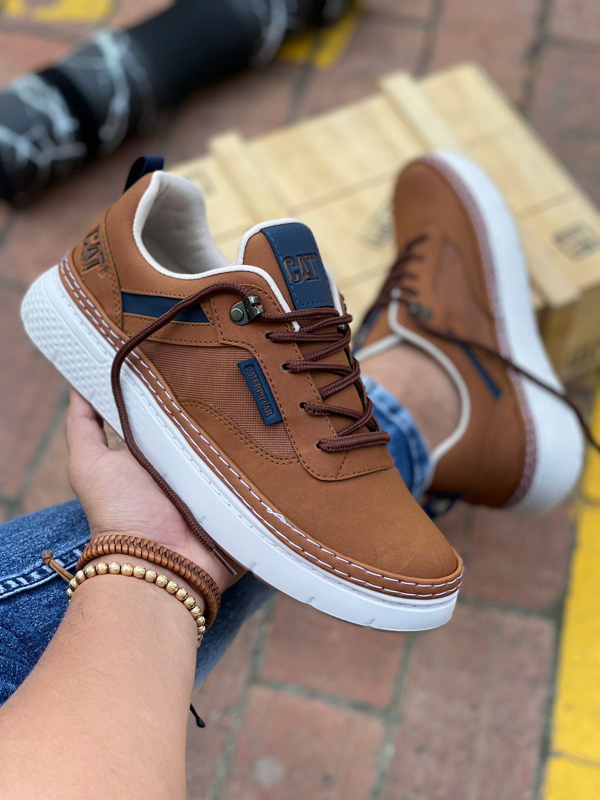 Tenis C010 3 Líneas Caballero