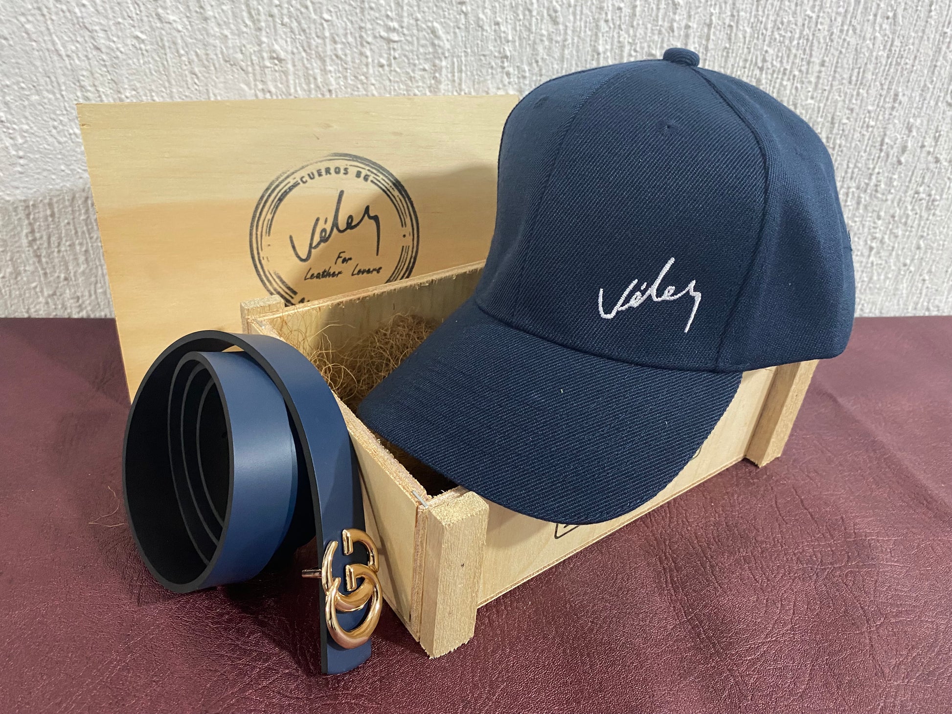 Correa Doble Faz Réplica GUCCI + Gorra Vélez