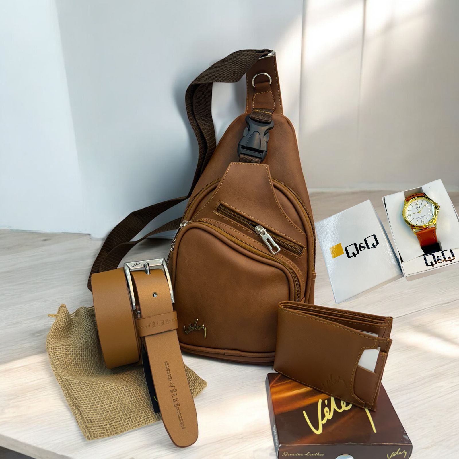 Trío Perchero Vélez Caballero + Reloj de Obsequio