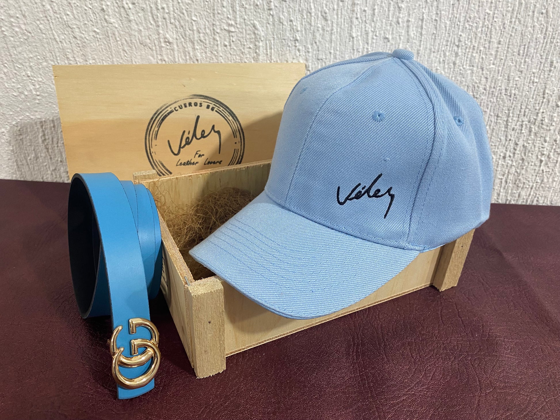 Correa Doble Faz Réplica GUCCI + Gorra Vélez