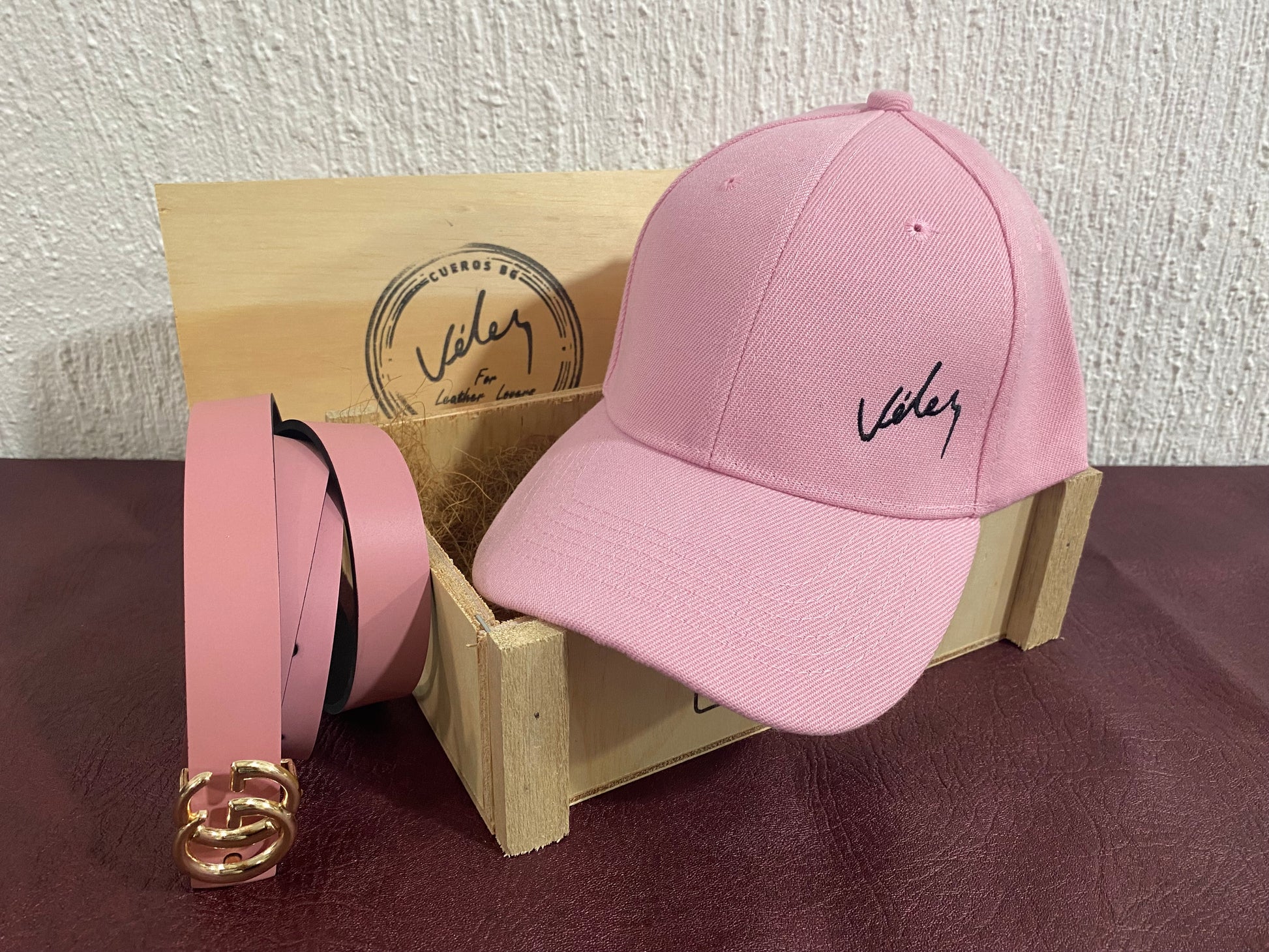 Correa Doble Faz Réplica GUCCI + Gorra Vélez